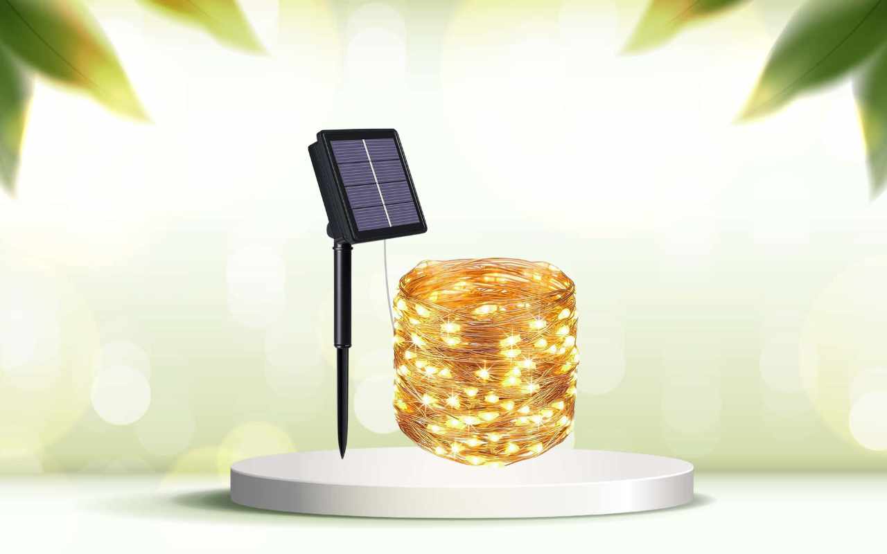 Illumina ogni spazio con solar wire light: crea atmosfere uniche senza consumi
